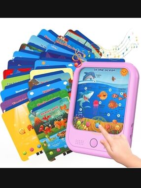 (PURPLE) Kids Learning Tablet Educational My First Learning Pad for Toddlers 2+